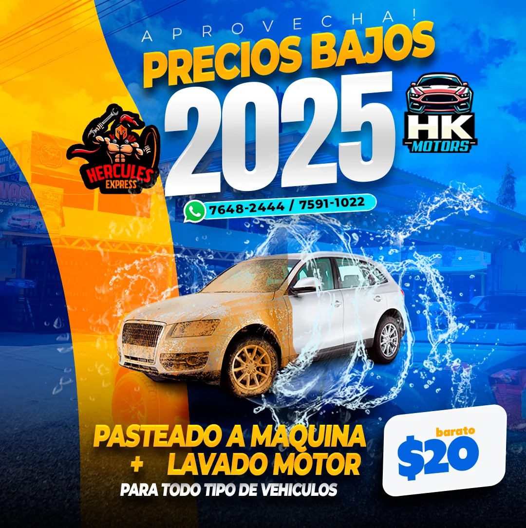Post de HK Motors para pasteado a máquina y lavado de motor